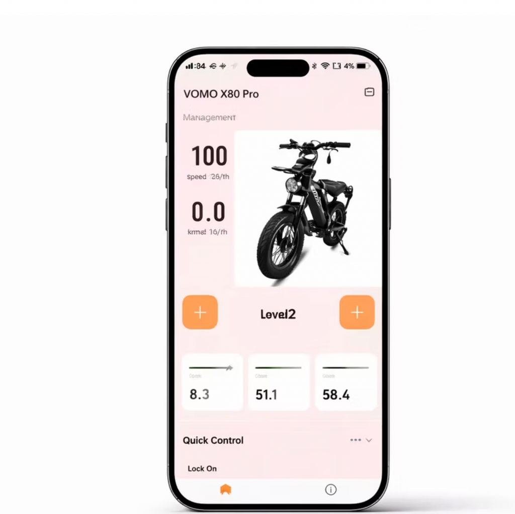 Vélo Fatbike électrique X80 PRO + Batterie supplémentaire